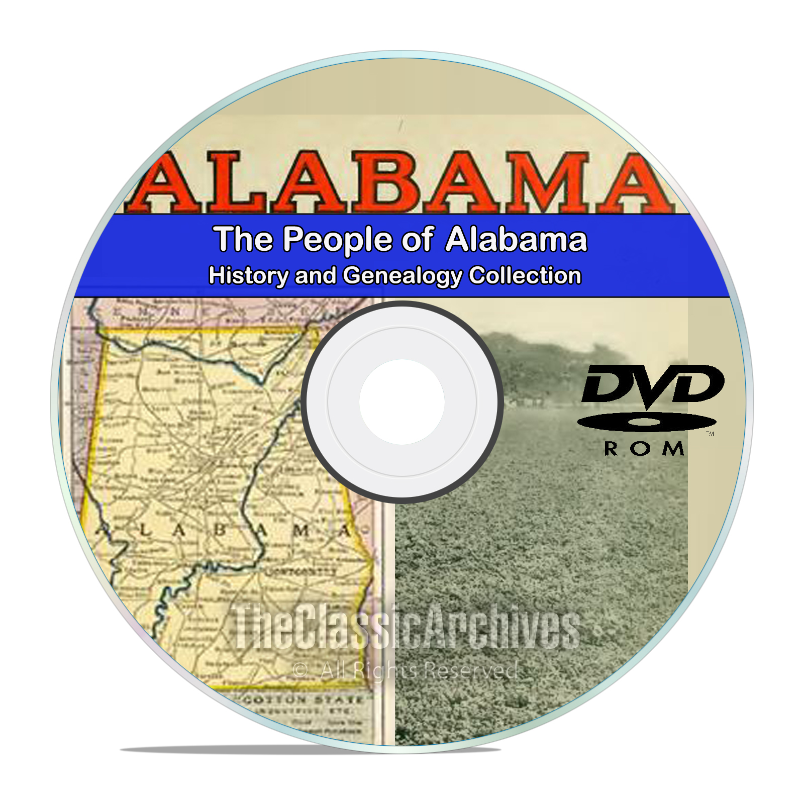 Alabama AL, People, Cities, & Towns, History and Genealogy, 94 Books, DVD